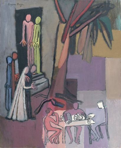 Suzanne ROGER (1899-1986)
Mariés et joueurs...