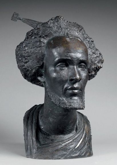 Anna QUINQUAUD (1890-1984)
Buste d'Africain....