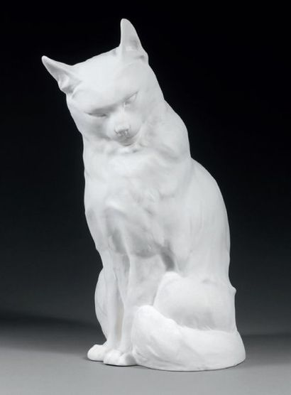 Edouard-Marcel SANDOZ (1881-1971)
Chat assis,...
