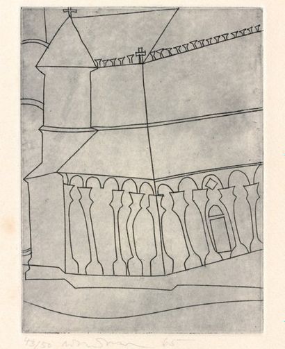 ben NICHOLSON (1894-1982)
Fragment of a Tuscan...