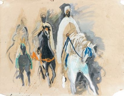 Hassan EL GLAOUI (1924)
Trois cavaliers de...