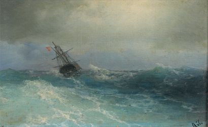 Ivan AIVAZOVSKY (1817-1900)
Marine. Huile...