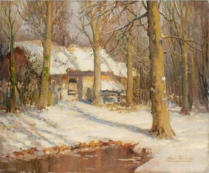 Kees TERLOUW (1890-1948)
Hiver en Hollande....