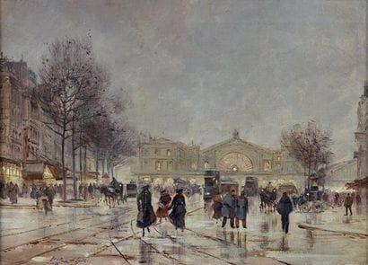 Attribué à Eugène GALIEN-LALOUE (1854-1941)
La...
