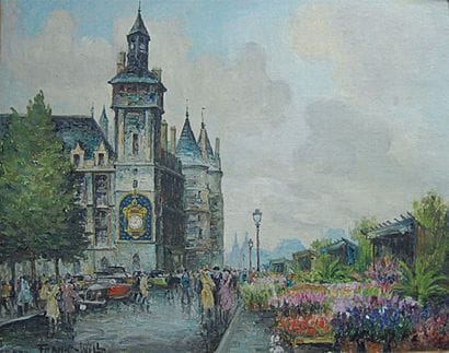 FRANK-WILL (1900-1951)
Marché aux fleurs,...
