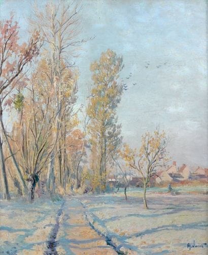 Alexandre JACOB (1876-1972)
Paysage d'hiver....