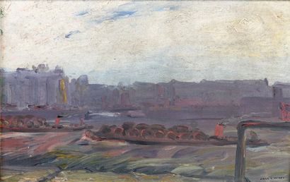 Jack butler YEATS (1871-1957)
Barges guinness...