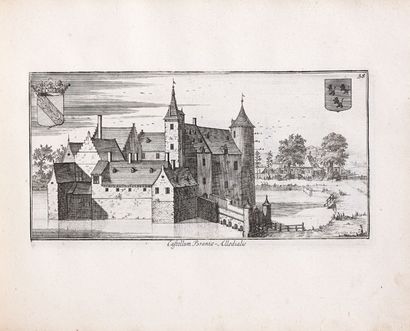 Jacob HARREWIJN (1660-1740)
Vues de châteaux,...