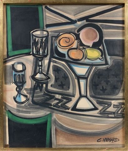Claude VENARD (1913-1999)
Nature morte à...