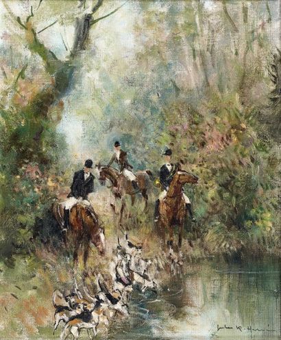 Jules-René HERVÉ (1887-1981)
Chasse à courre....