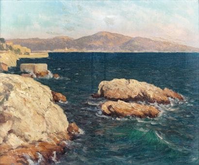 Arsène CHABANIAN (1864-1949)
Vue de la côte...
