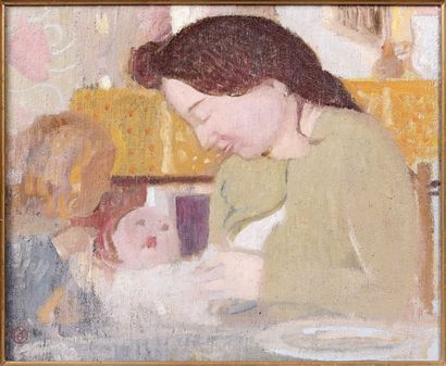 Maurice DENIS (1870-1943)
Maternité rose...