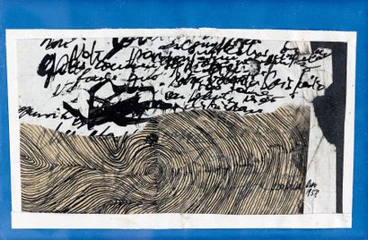 Sam SZAFRAN (Né en 1930)
Composition, 1958....