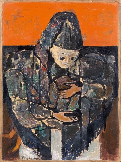 Joseph PRESSMANE (1904-1967)
Maternité. Huile...