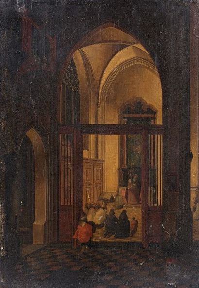Attribué à Peter Ier NEEFS dit le Vieux (Anvers...
