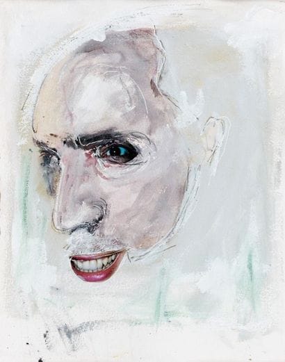 Philippe PASQUA (né en 1965)
Visage. Peinture...