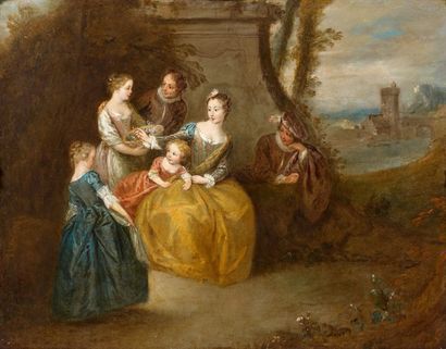Attribué à Jean-Baptiste PATER (Valenciennes...