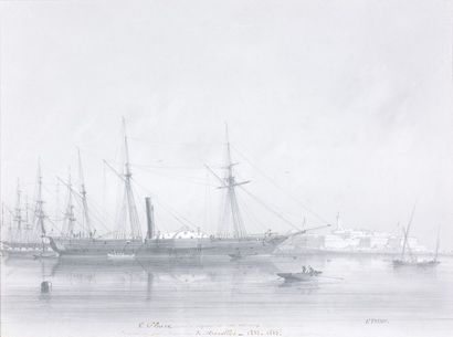 Antoine FRÉMY (1816-1885)
L'aviso «Le Phare»...