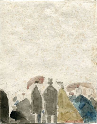 Attribuée à Eugène BOUDIN (1824-1898)
Hommes...