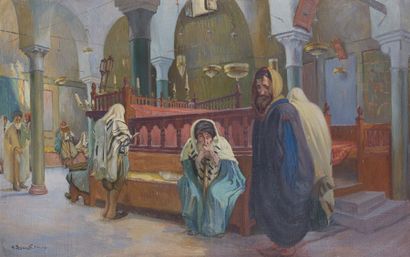 Maurice BISMOUTH (1891-1965)
La grande synagogue...