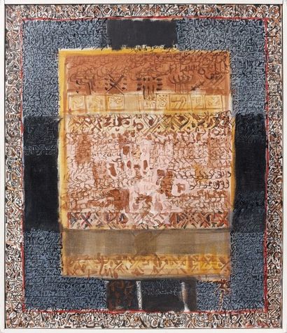 Mahjoub BEN BELLA (né en 1946)
Composition.
Huile...