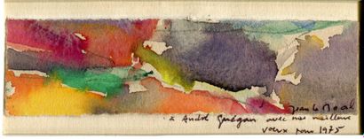 Jean LE MOAL (1909- 2007)
Composition abstraite....