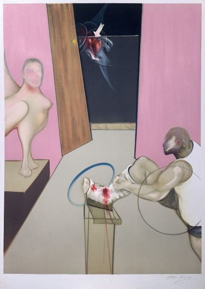 Francis BACON (1909-1992)
Oedipe et le Sphinx,...