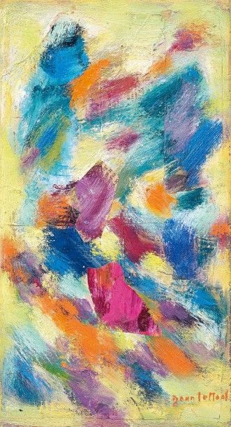 Jean LE MOAL (1909- 2007)
Composition abstraite,...