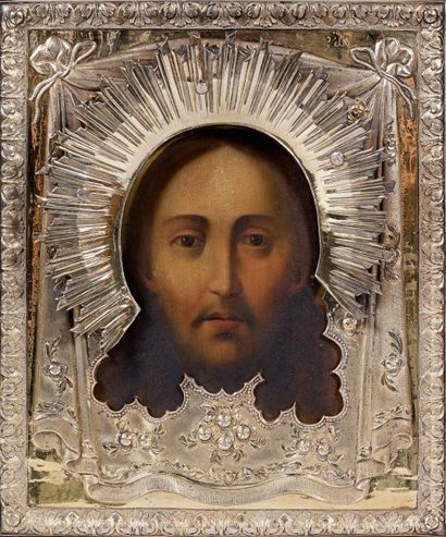 NON VENU. 

RUSSIE Icône. La Sainte Face...