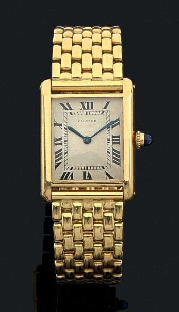 CARTIER
Modèle «TANK» Montre-bracelet d'homme...
