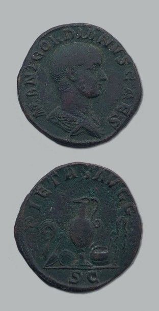 Lot: Sesterce de Gordien III (C.183 (20)...