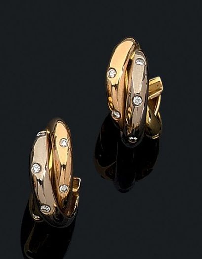 CARTIER
Modèle «TRINITY» Paire de clips d'oreilles...