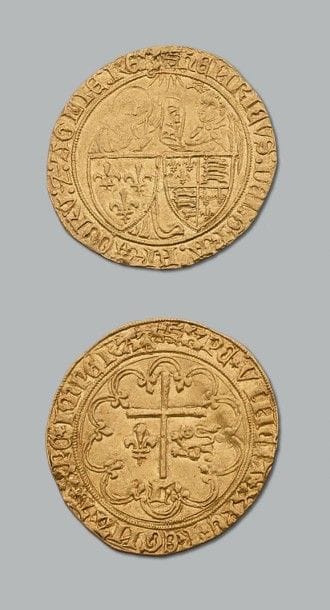 Henri VI (1422-1453) Salut d'or. Rouen. [D.443...