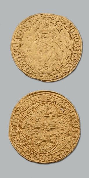 Charles VII (1422-1461) Royal d'or. Poitiers....