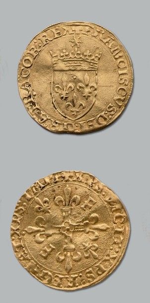 François Ier (1515-1547) Ecu d'or au soleil,...
