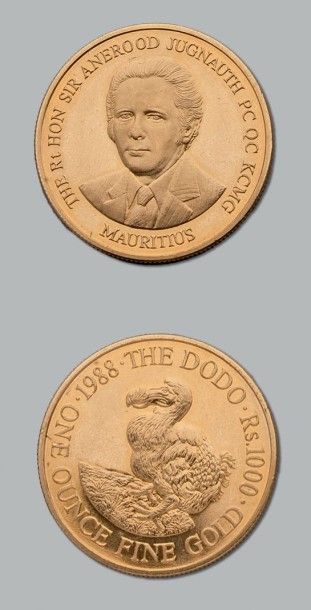 Ile Maurice. 1000 Rupees 1988 - 500 Rupees...