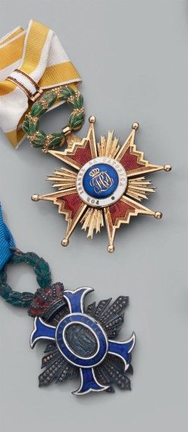 ESPAGNE Croix de Commandeur d'Isabelle La...