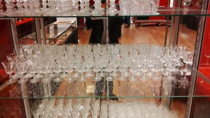 BACCARAT
Ensemble de verres à pied en cristal,...