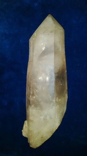 Cristal de quartz géant.H.: 25,7 cm.