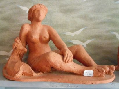 Jeannine NATHAN (née en 1924)
Femme assise...
