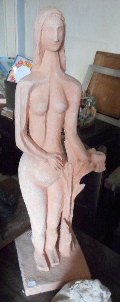 Jeannine NATHAN (née en 1924)
Eve debout,...