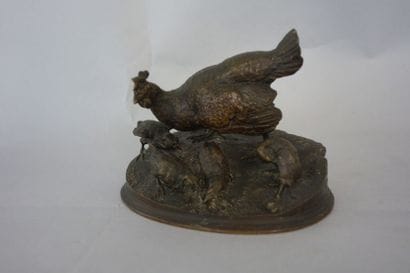 D'après Pierre-Jules MÊNE (1810-1879)
Poule...