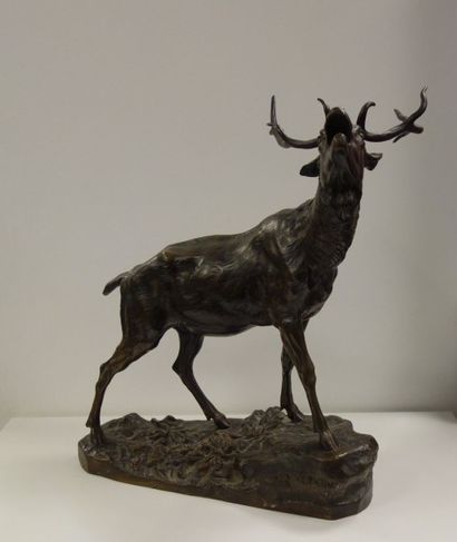 D'après Charles VALTON (1851-1918)
Cerf bramant....