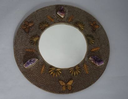 Jeannine NATHAN (née en 1924)
Miroir circulaire...