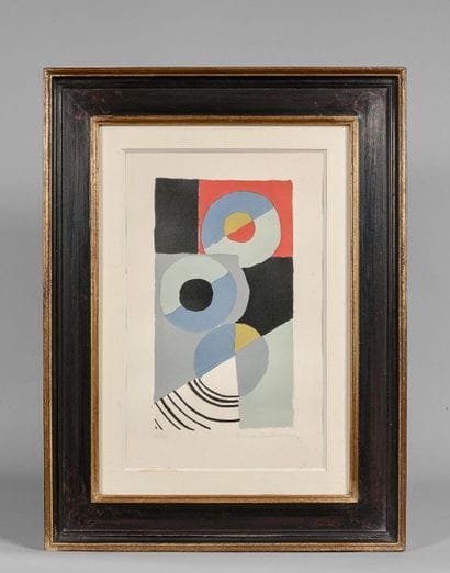 Sonia DELAUNAY (1885-1979)
Composition.Lithographie...