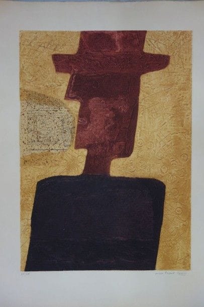 Max PAPART (1911-1994)
Silhouette.Lithographie...