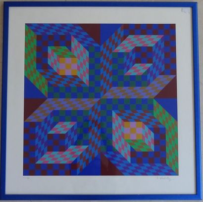 Victor VASARELY (1906-1997)
Firaxo.Sérigraphie...