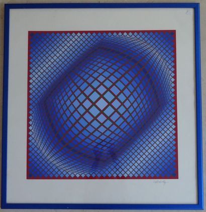Victor VASARELY (1906-1997)
Vega.Sérigraphie...