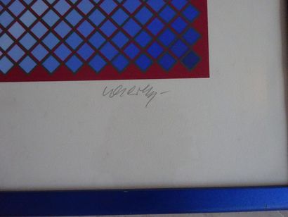 Victor VASARELY (1906-1997)
Vega.Sérigraphie...