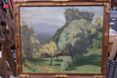 Jules-Léon FLANDRIN (1871-1947)
Paysage avec...